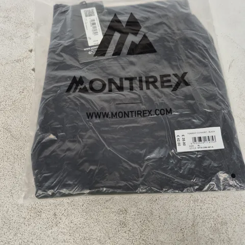MONTIREX TORRENT 2.0 SHORT - BLACK, UK SIZE XL