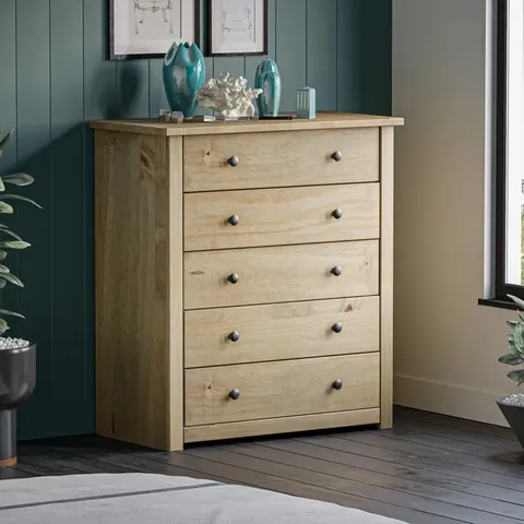 BOXED SOMERS 5 DRAWER CHEST (1 BOX)