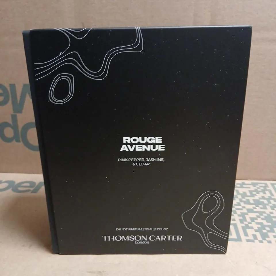 BOXED THOMPSON CARTER LONDON ROUGE AVENUE EAU DE PARFUM 50ML