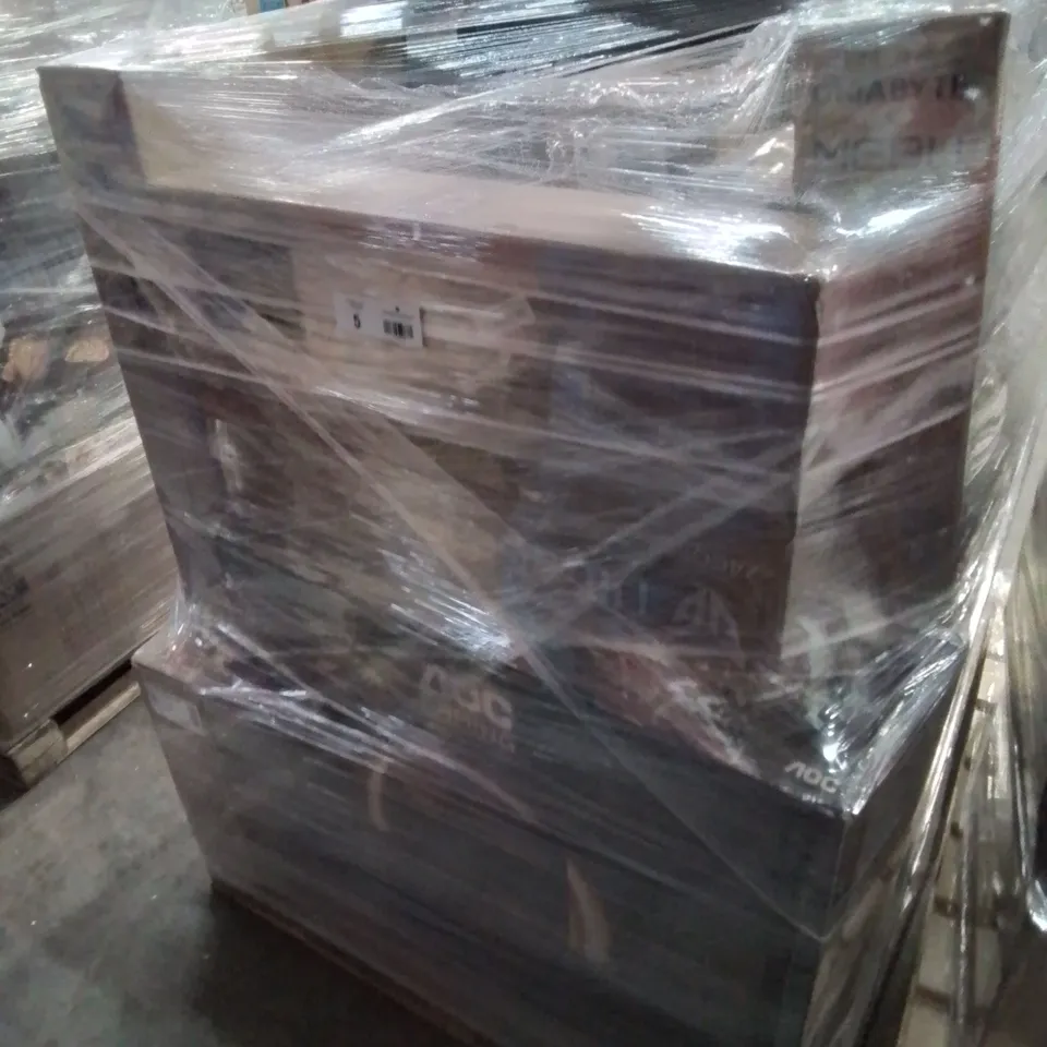 PALLET OF APPROXIMATELY 16 UNPROCESSED RAW RETURN MONITORS AND TELEVISIONS TO INCLUDE;