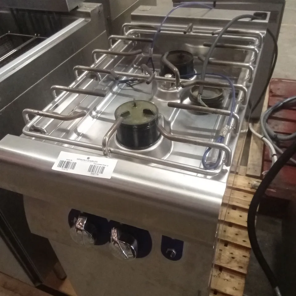 HOBART BONNET GAS 2 RING BOILER TOP ON PEDESTAL