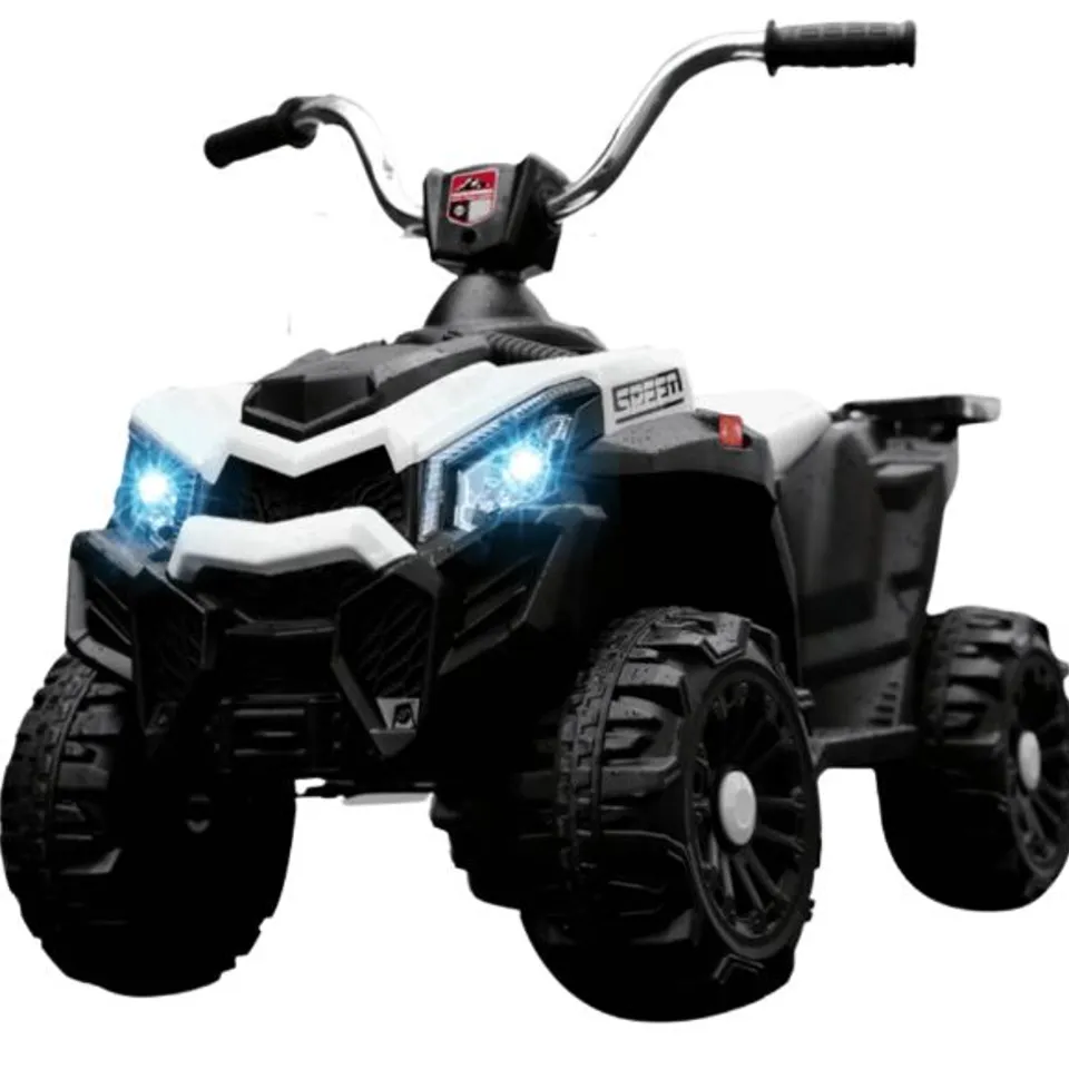 BRAND NEW BOXED MY FIRST 6V TODDLERS QUAD BIKE RIDE ON WHITE