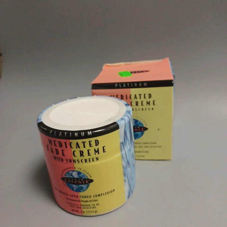 FADE CLEAR ESSENCE CREAM 4 OZ PLATINUM 