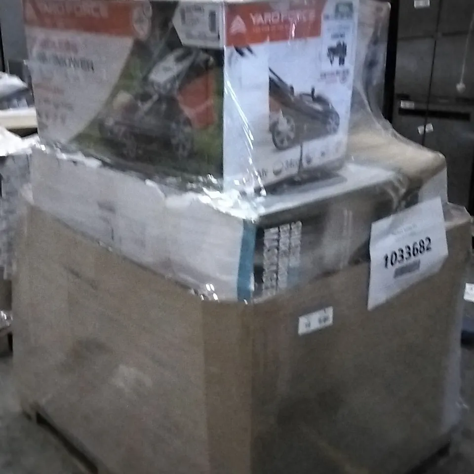 PALLET OF APPROXIMATELY 20 UNPROCESSED RAW RETURN HOUSEHOLD AND ELECTRICAL GOODS TO INCLUDE;