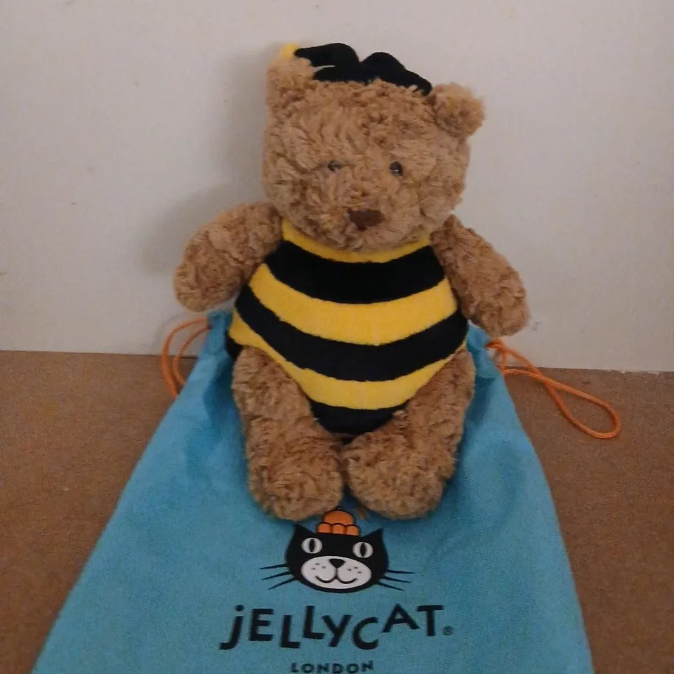 JELLYCAT LONDON BARTHOLOMEW BEAR 'BUMBLEBEE' PLUSH TOY