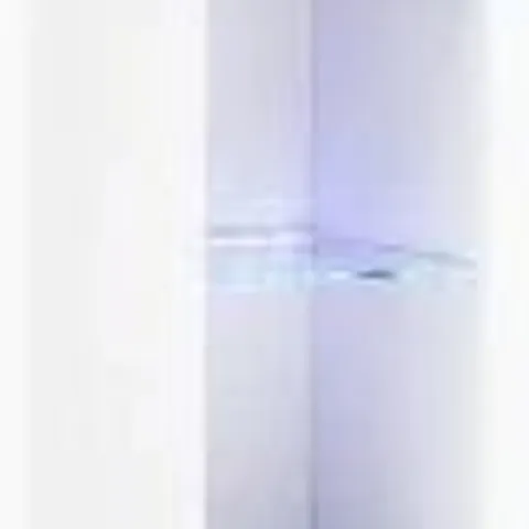 BOXED GALICIA TALL SHELF UNIT WITH LED LIGHTS -WHITE-