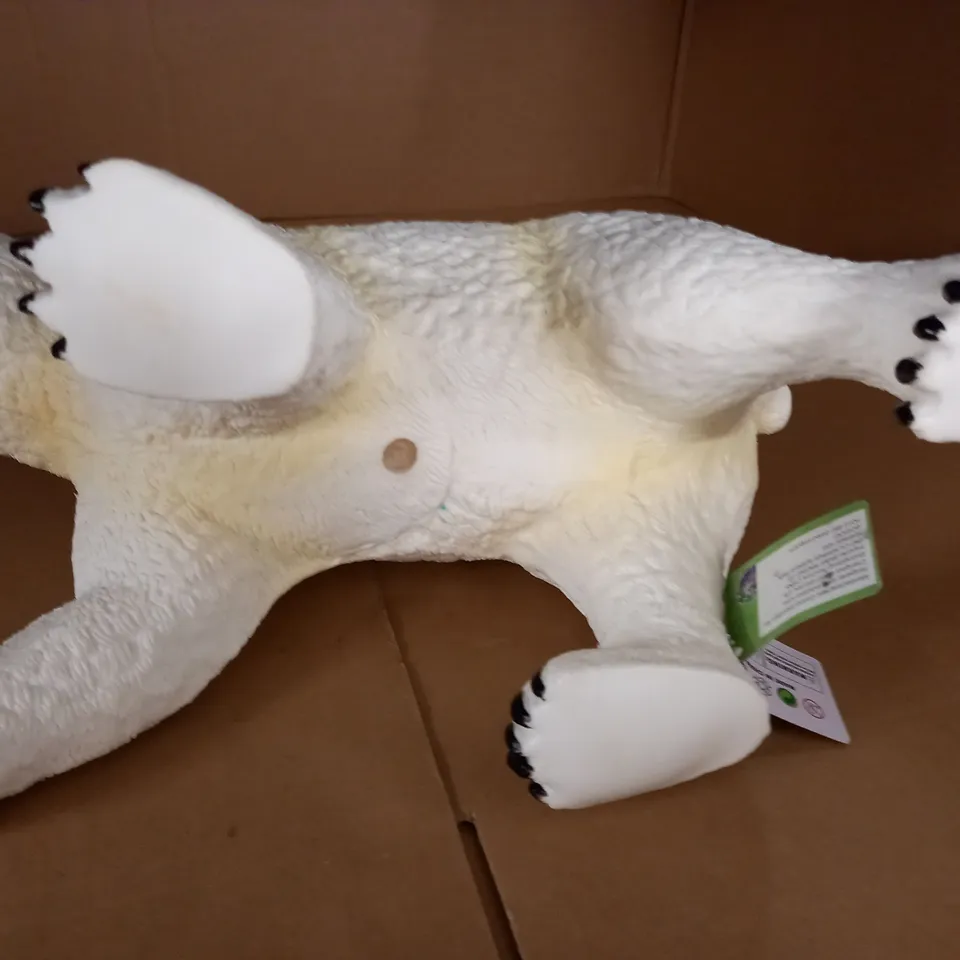 LARGE POLAR BEAR EDUCATIONAL TOY - APPROXIMATELY 28X45CM