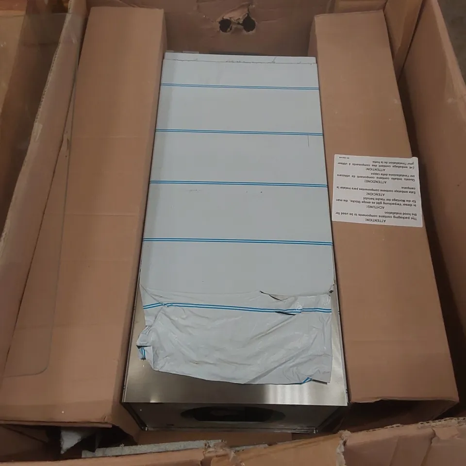 BOXED ZANUSSI ZHS92551XA 90CM ISLAND COOKER HOOD