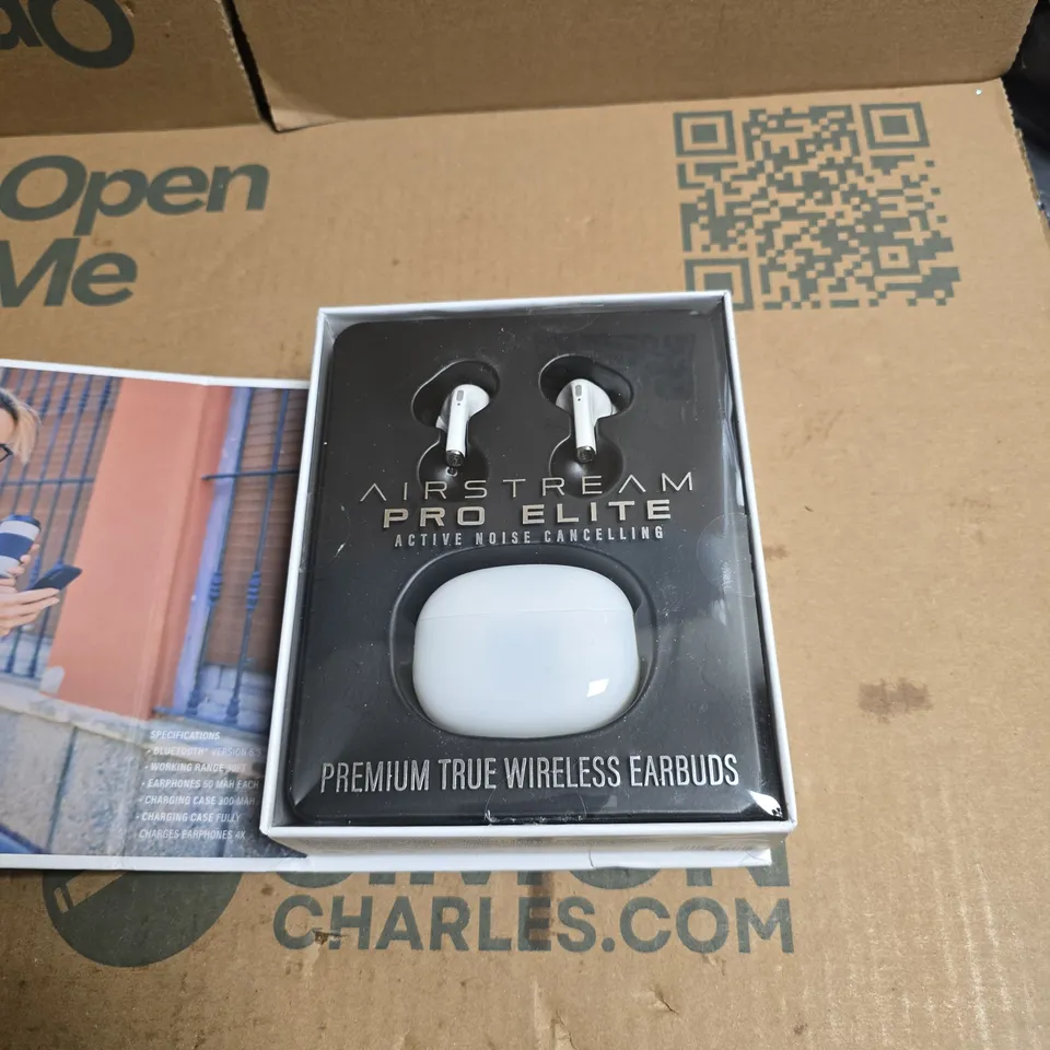 LIFESTREAM ADVANCED AIRSTREAM PRO ELITE PREMIUM TRUE WIRELESS EARBUDS, BOXED