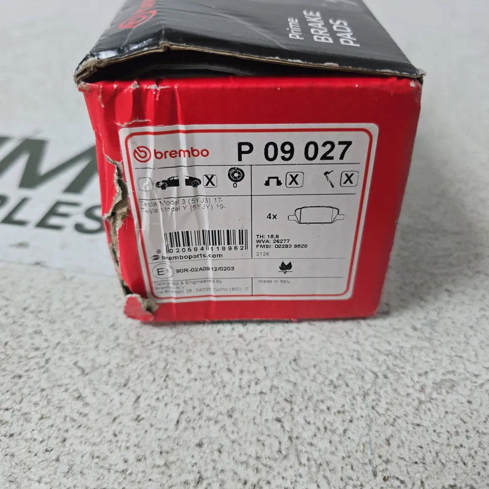 BREMBO PRIME BRAKE PADS TESLA