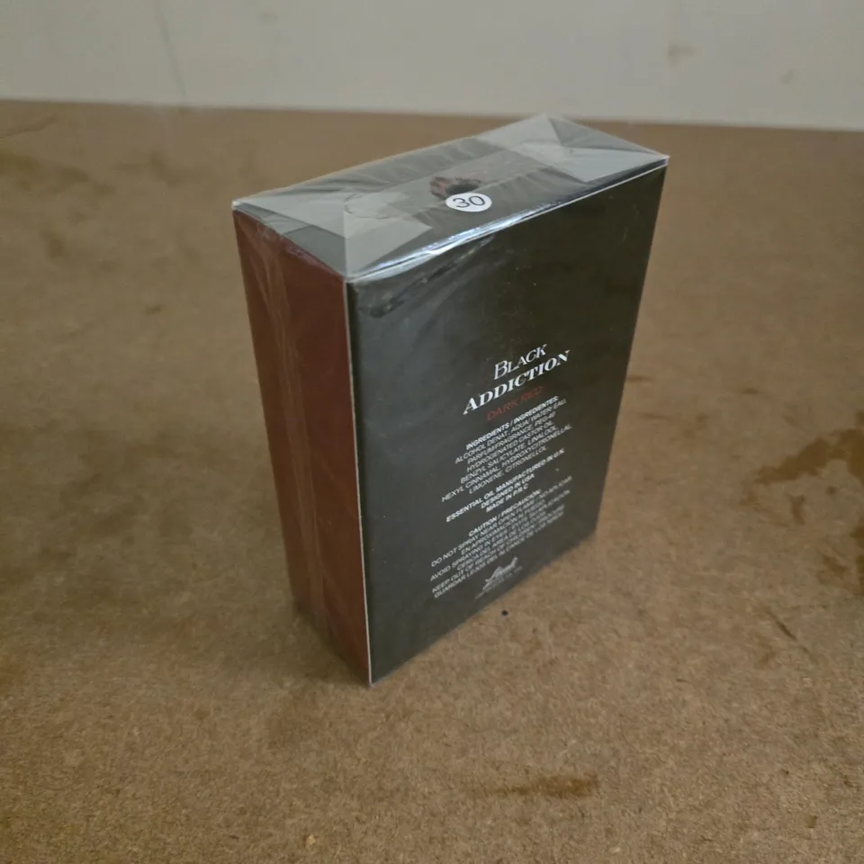 SEALED BLACK ADDICTION DARK RED 80ML POUR HOMME EAU DE PARFUM