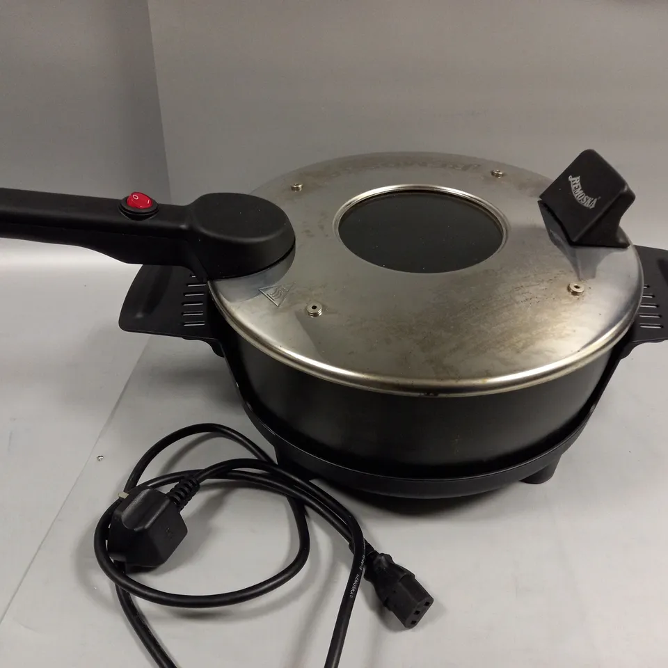 BOXED REMOSKA PRIMA STAINLESS STEEL ELECTRIC PORTABLE OVEN	