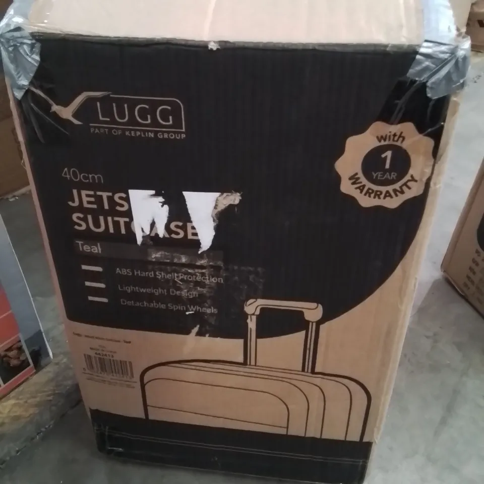 BOXED LUGG 40CM JETSET SUITCASE TEAL