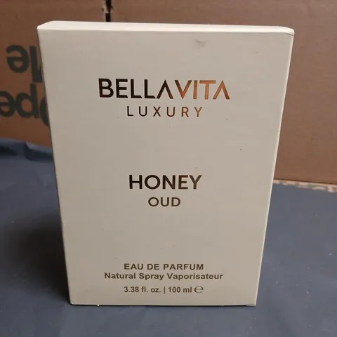 BOXED AND SEALED BELLAVITA LUXURY HONEY OUD EAU DE PARFUM 100ML