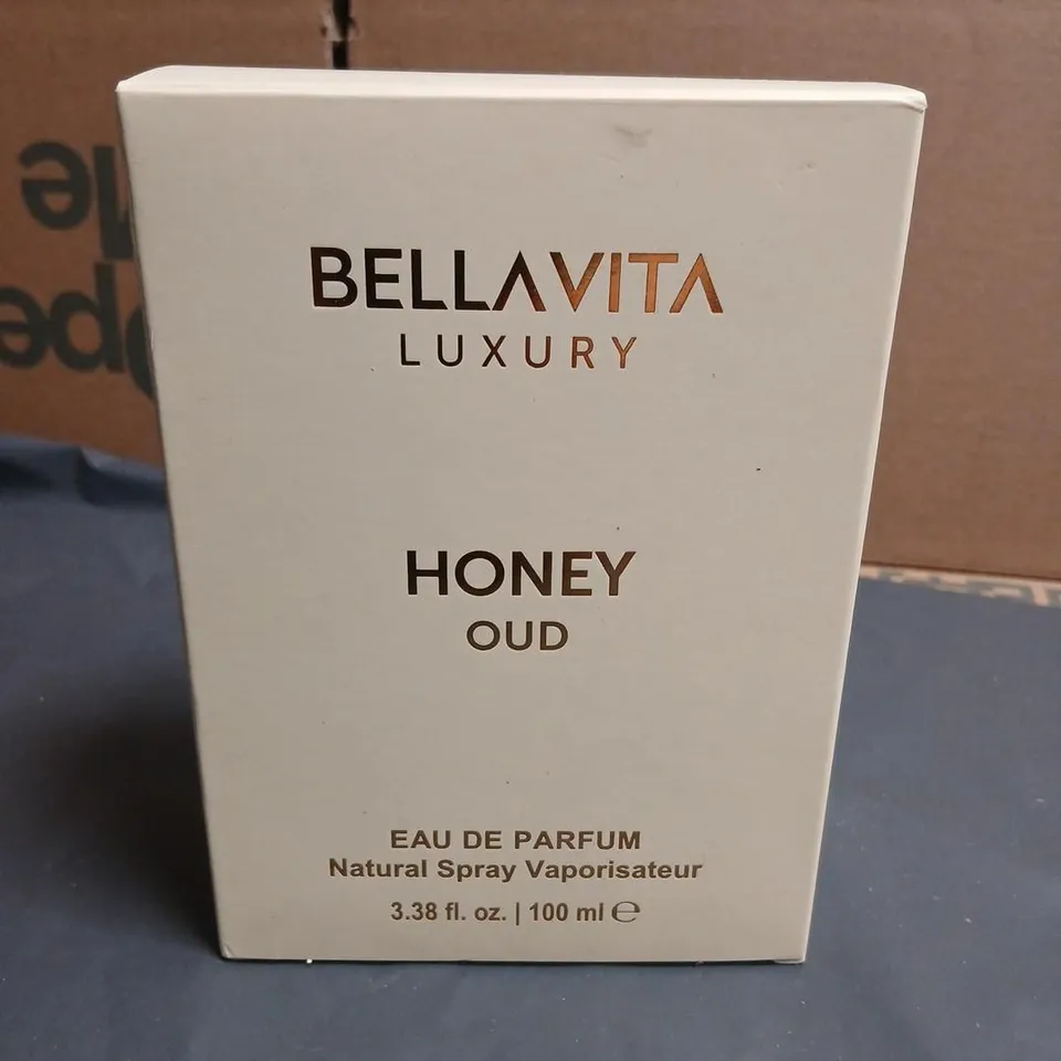 BOXED AND SEALED BELLAVITA LUXURY HONEY OUD EAU DE PARFUM 100ML
