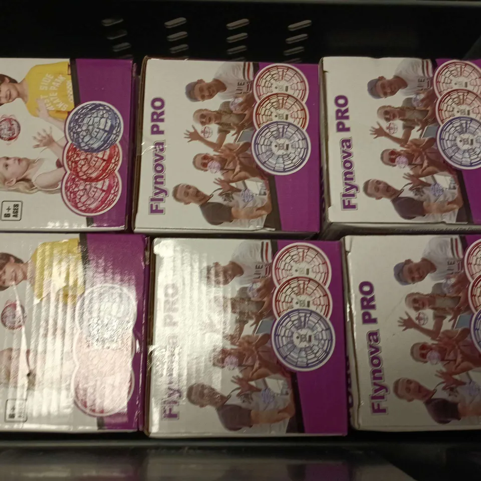 6 BOXED FLYNOVA PRO FLYING SPINNER