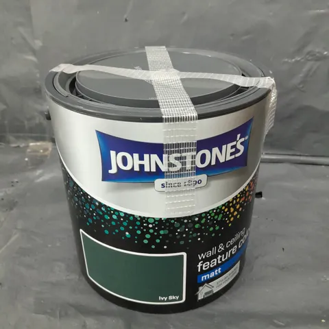 SEALED JOHNSTONE'S WALL & CEILING MATT PAINT - 2.5L - IVY SKY 