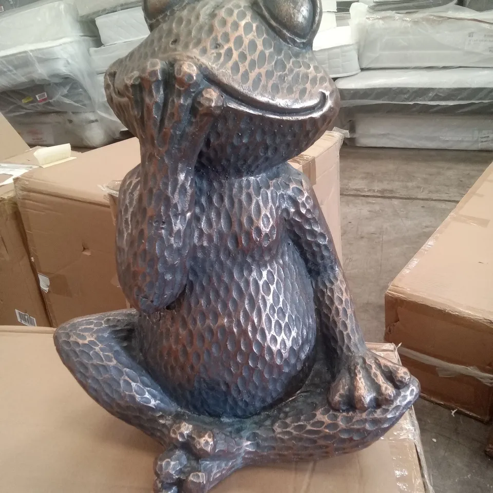 BOXED NO EVIL GARDEN FROG
