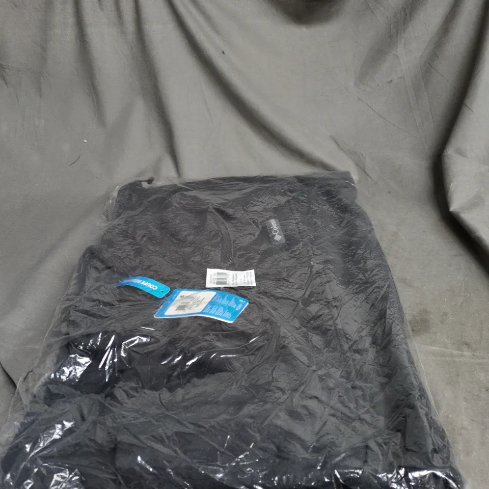 COLUMBIA STEENS MOUNTAIN HALF ZIP FLEECE – MEN’S UK LARGE (L/G), BLACK