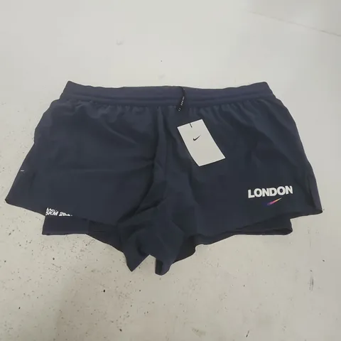 NIKE RUNNING WOMENS SWIFT SHORTS IN BLUE - L