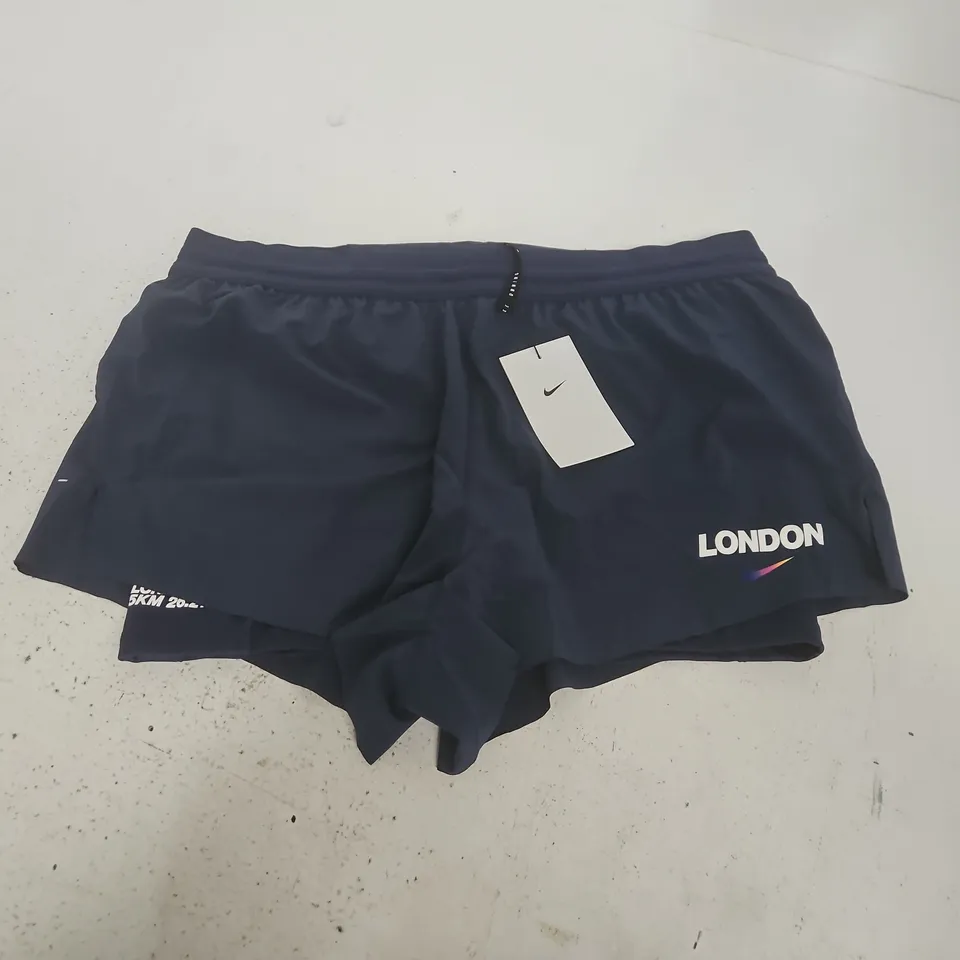 NIKE RUNNING WOMENS SWIFT SHORTS IN BLUE - L