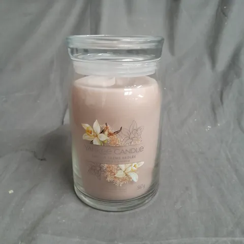 YANKEE CANDLE VANILLA CREME BRUEE 