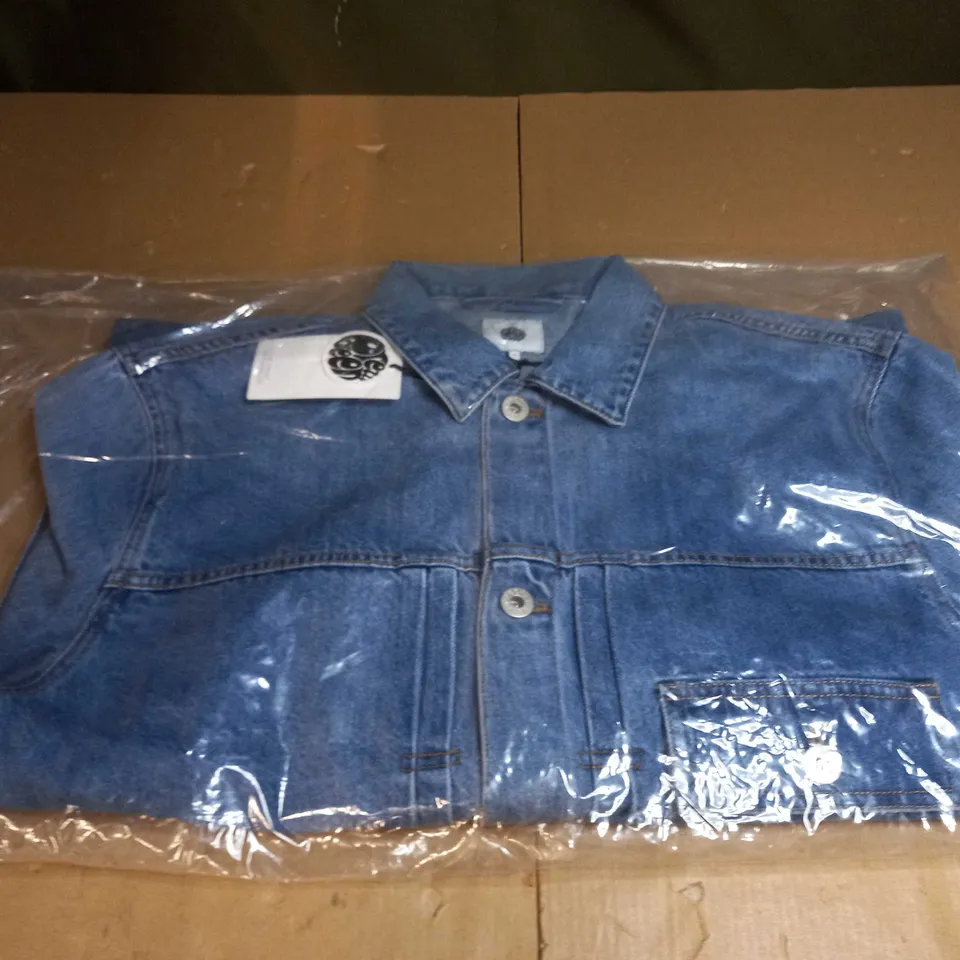 PRETTY GREEN EUTHORIA DENIM JACKET SIZE S