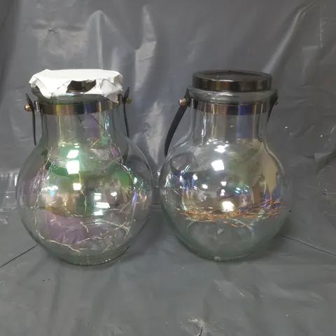 FIREFLY OPAL LANTERN - 2PK - COLLECTION ONLY - GLASS
