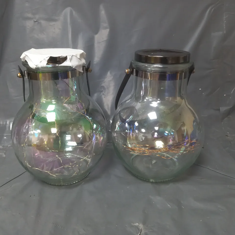 FIREFLY OPAL LANTERN - 2PK - COLLECTION ONLY - GLASS