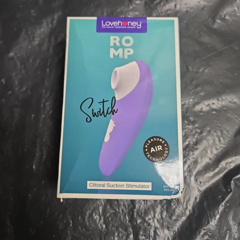 LOVEHONEY ROMP SWITCH CLITORAL SUCTION STIMULATOR – BOXED