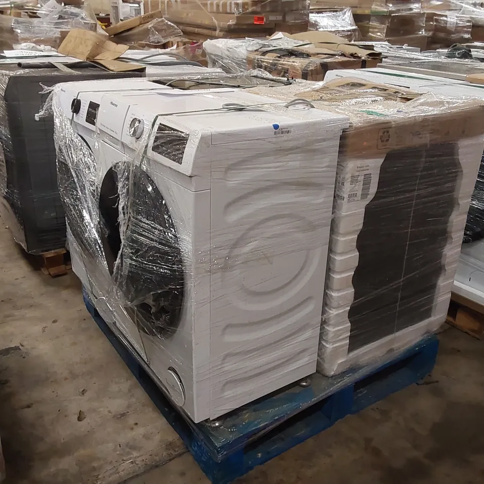 PALLET OF APPROXIMATELY 4 UNPROCESSED RAW RETURN WHITE GOODS TO INCLUDE;