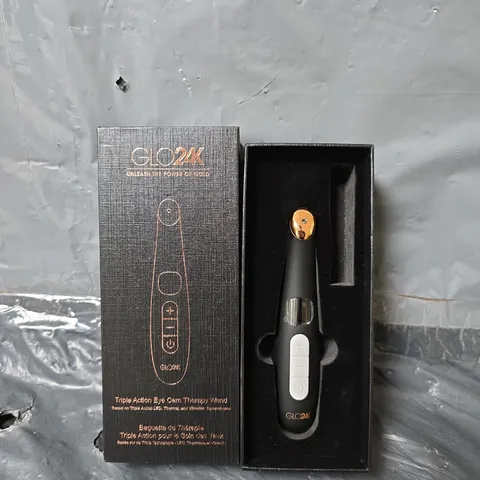 BOXED GLO24K TRIPLE ACTION EYE CARE THERAPY WAND