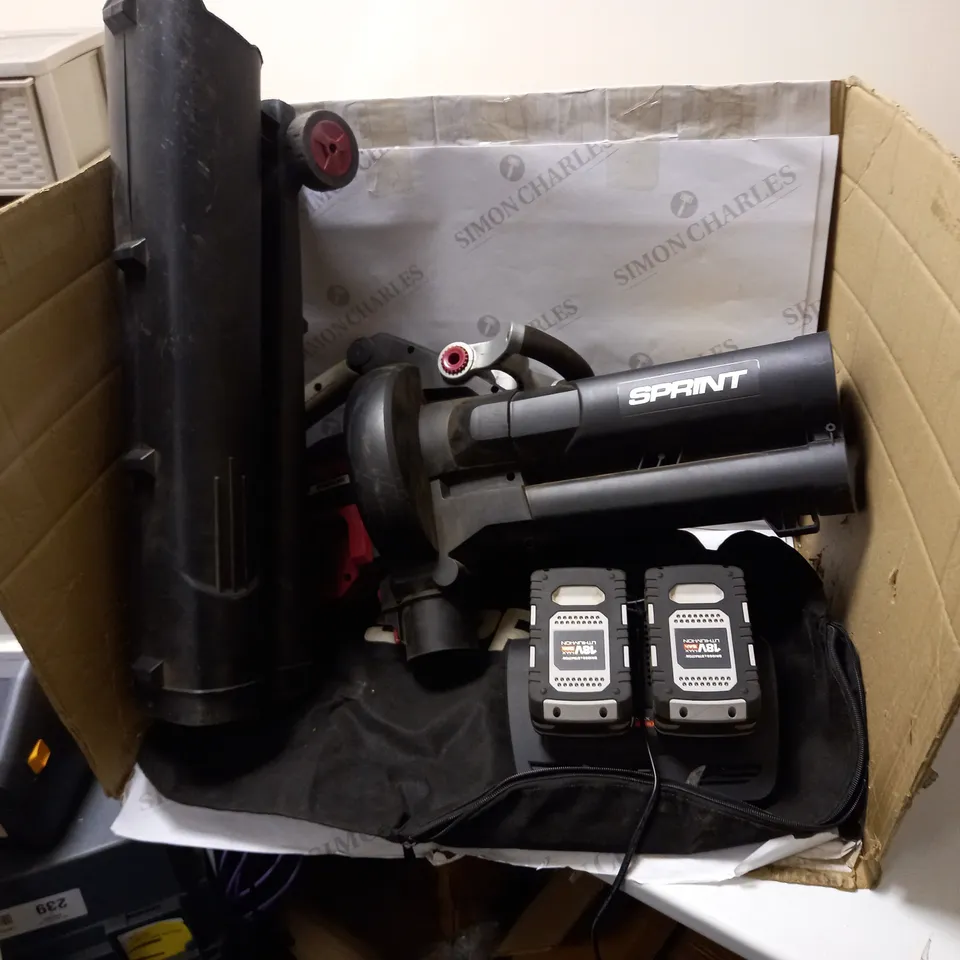 SPRINT 18LBV DUAL 18V (36V) LI-ION CORDLESS LEAF BLOWER VACUUM