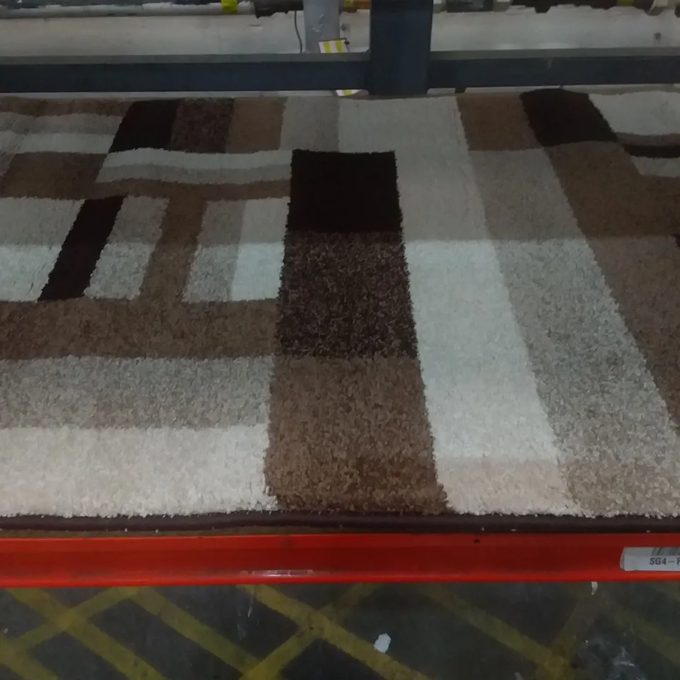 ESPINOZA RUG - BROWN / CREAM 