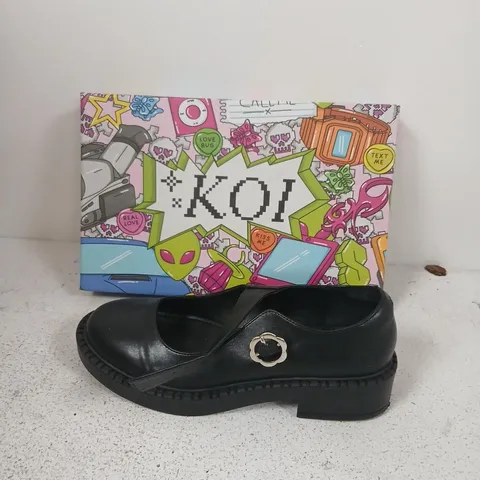 KOI NECTAR PRIME TALE MARY JANE SHOES – BLACK, UK 6