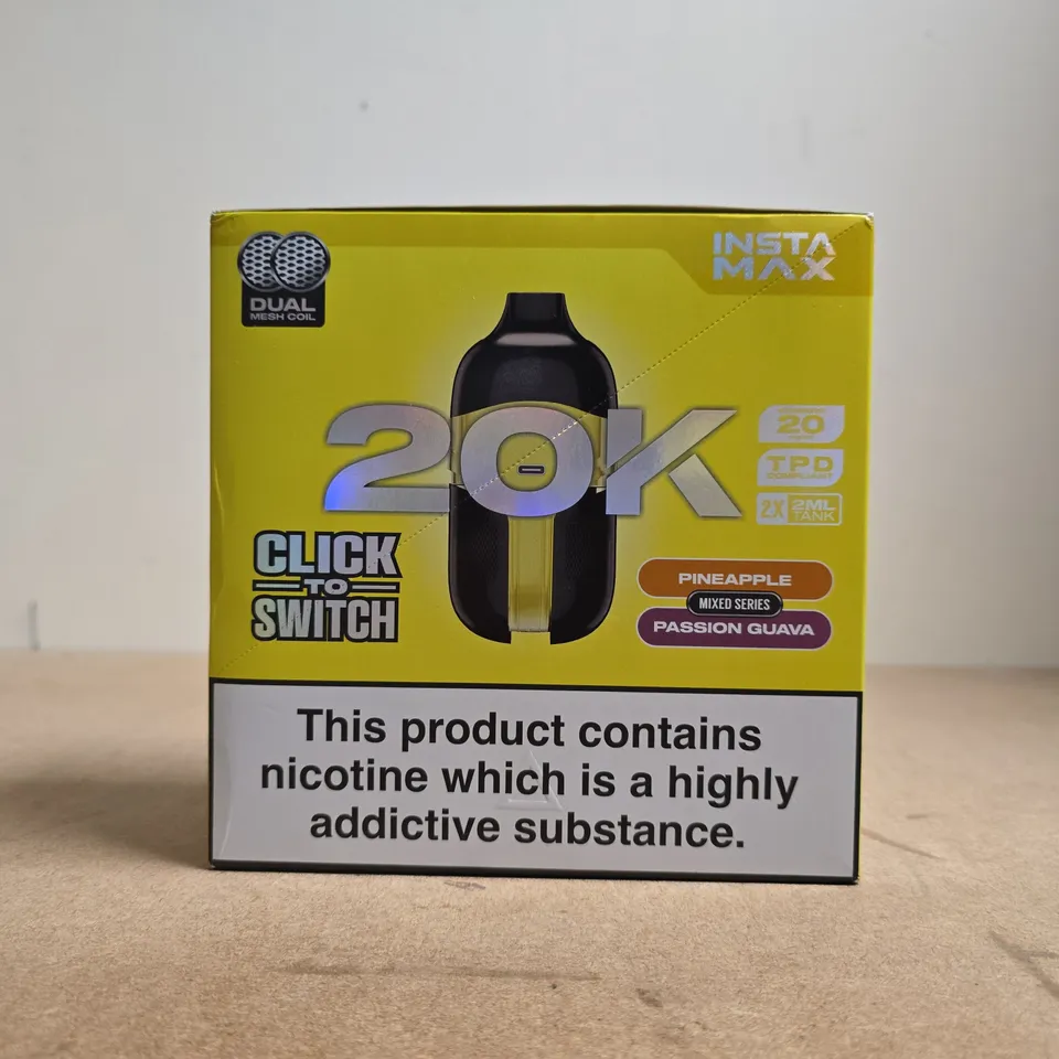 BOXED INSTA MAX 20K MIXED SERIES VAPE SET