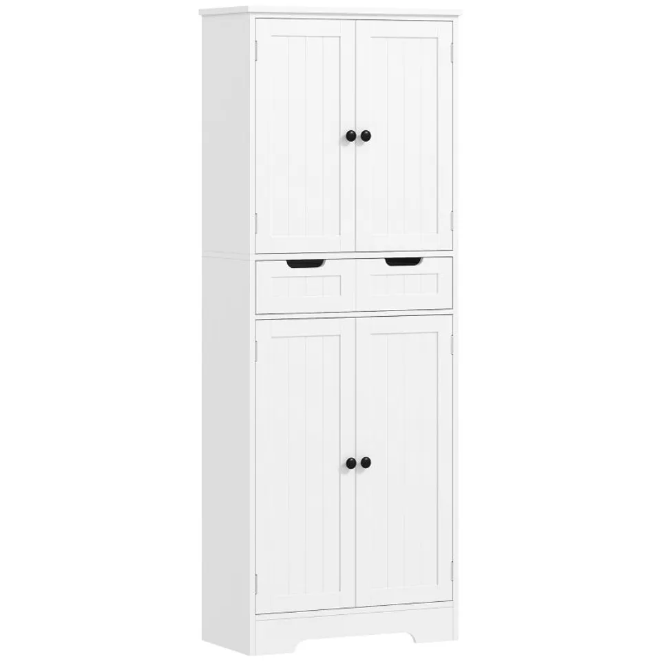 BOXED TILT OUT LAUNDRY HAMPER BATHROOM STORAGE CABINET WITH DRAWER & REMOVABLE LINER BAG - GREY (1 BOX)