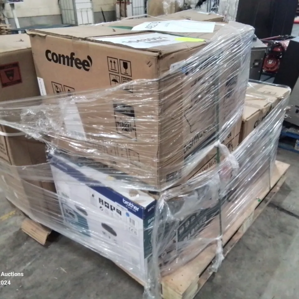 PALLET OF APPROXIMATELY 4 UNPROCESSED RAW RETURN HOUSEHOLD AND ELECTRICAL GOODS TO INCLUDE;