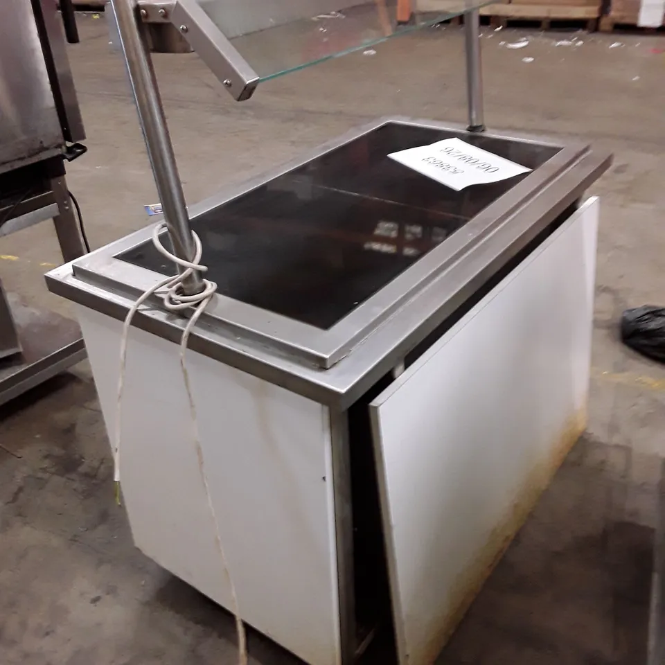 SERVICE CUPBOARD WITH CERAM TOP AND GANTRY