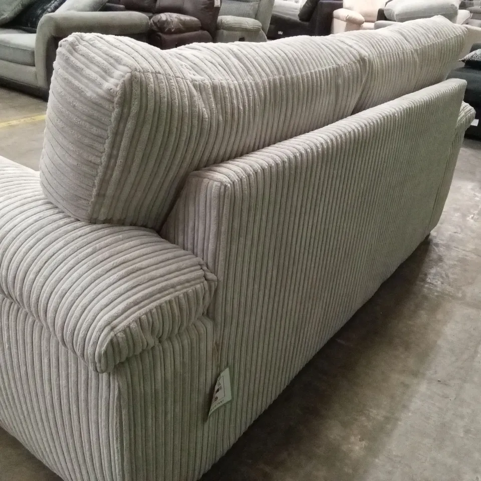 AMALFI STANDARD BACK FABRIC SOFA BED - CREAM RRP £699