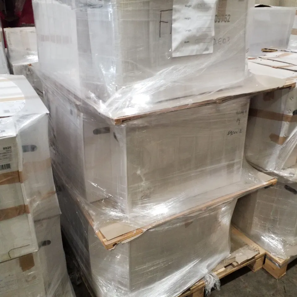 PALLET OF 19 CALYPSO VESIMA CERAMIC VANITY BASINS 610×460×160MM & 2 VELDEAU WELLAND CERAMIC VANITY BASIN - 610×460×160MM