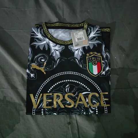 PUMA SPECIAL EDITION 2023 ITALIAN FOOTBALL JERSEY IN BLACK/MULTI SIZE SMALL