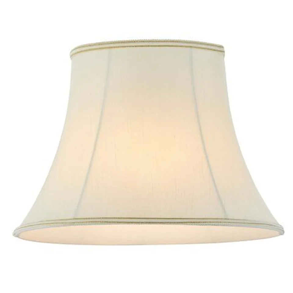 BOXED BARNABAS 51.5CM SILK BELL LAMP SHADE 