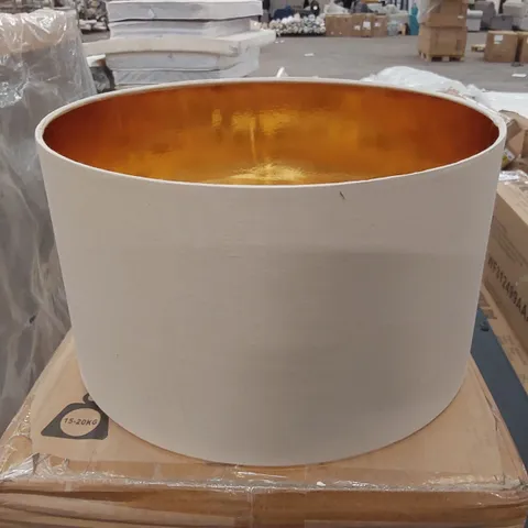 BOXED 35CM COTTON DRUM PENDANT SHADE (1 BOX)