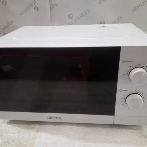 BOXED ELECTRA MWSM20LW MICROWAVE OVEN - WHITE