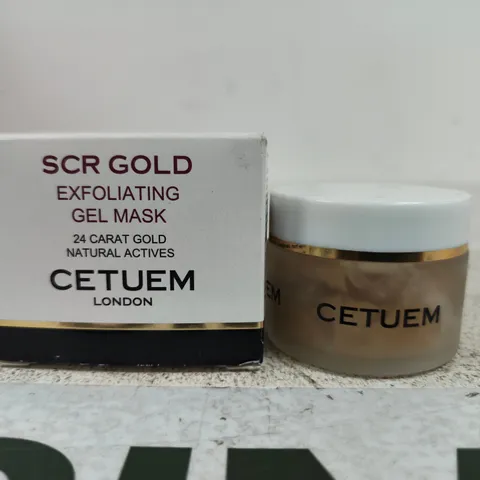 CETUEM LONDON SCR GOLD EXFOLIATING GEL MASK – 50ML