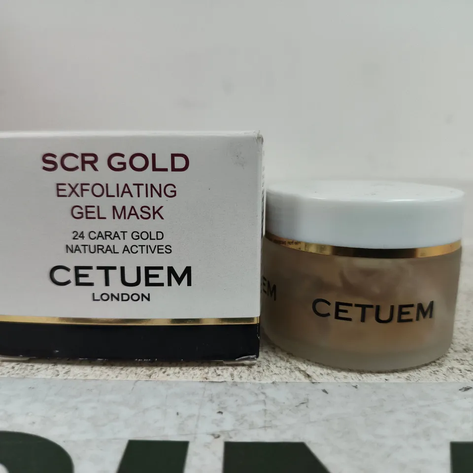 CETUEM LONDON SCR GOLD EXFOLIATING GEL MASK – 50ML