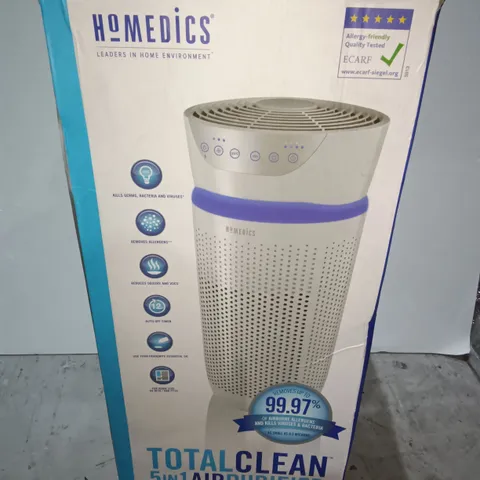 BOXED HOMEDICS TOTAL CLEAN 5-IN-1 AIR PURIFIER