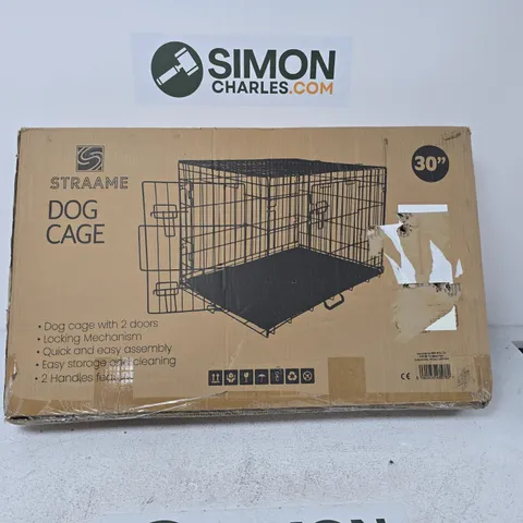 STRAAME DOG CAGE – 30" BOXED