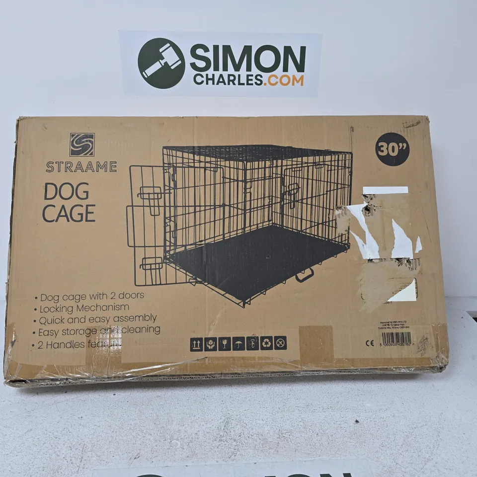 STRAAME DOG CAGE – 30" BOXED